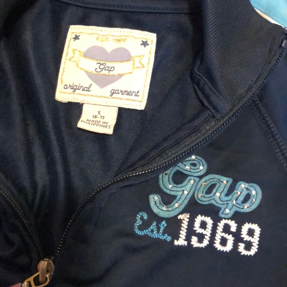 🧜🏼‍♀️3 for $15 item!🧜🏼‍♀️ gap track jacket - Picture 2 of 2